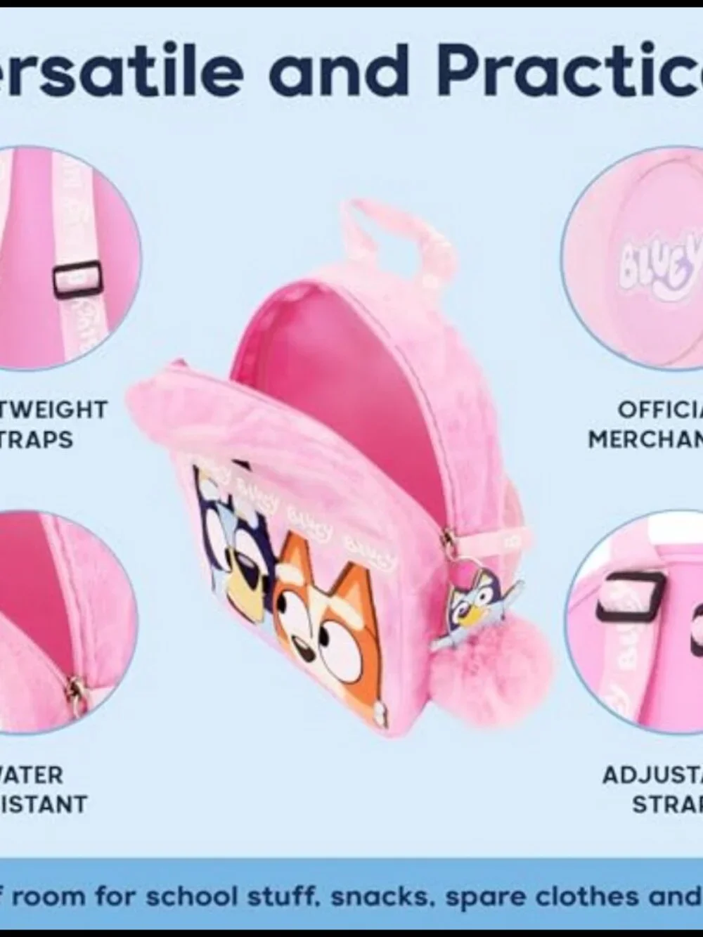 Kids Fluffy Fur Mini Backpack Travel Purse School Bag